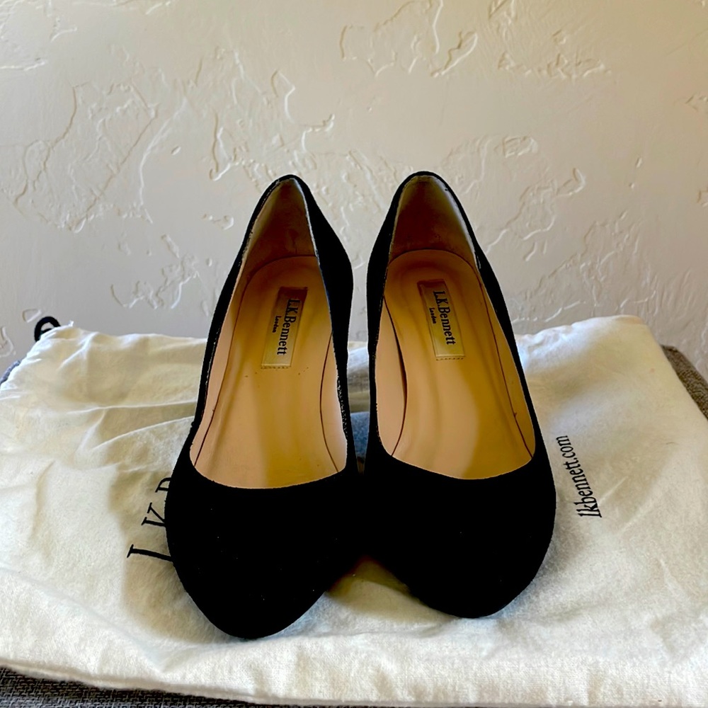 L.K. Bennett classic black pumps